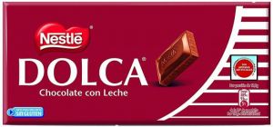 Dolca chocolate leche 34x100g.