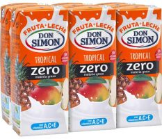 Don Simón fruta leche zero tropical 5x200 ml.