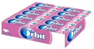 Chicle ORBIT bubblemint 30x14g.