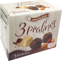 Valdelice bombón tres chocolates 20x75g.