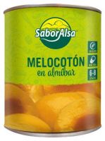 Saboralsa melocoton en almibar 12x1 kg.