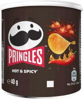 Pringles hot & spicy 12x40g.