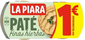 La Piara Paté Finas Hierbas P2 8x150g